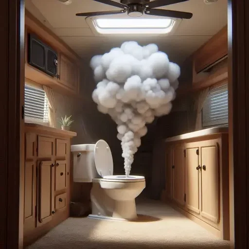 Black Tank Stinking Up Bathroom