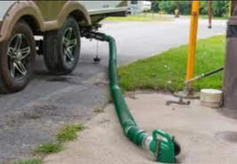Emptying rv tank