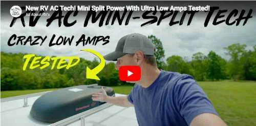 RV AC MINI SPLIT TESTED YT VID